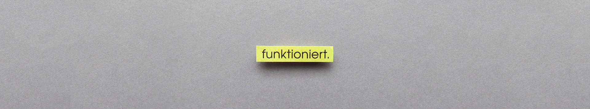 Sticker - funktioniert